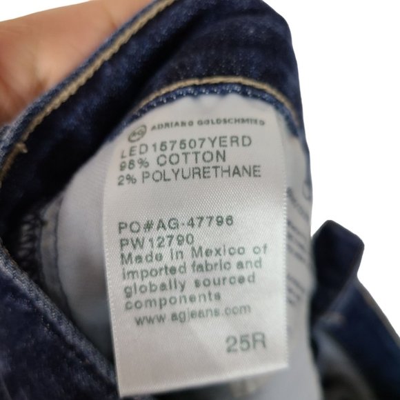 Adriano Goldschmied Ag-Ed Womens 25 Blue Denim Ex-Boyfriend Slouchy Slim Jeans - Picture 7 of 9